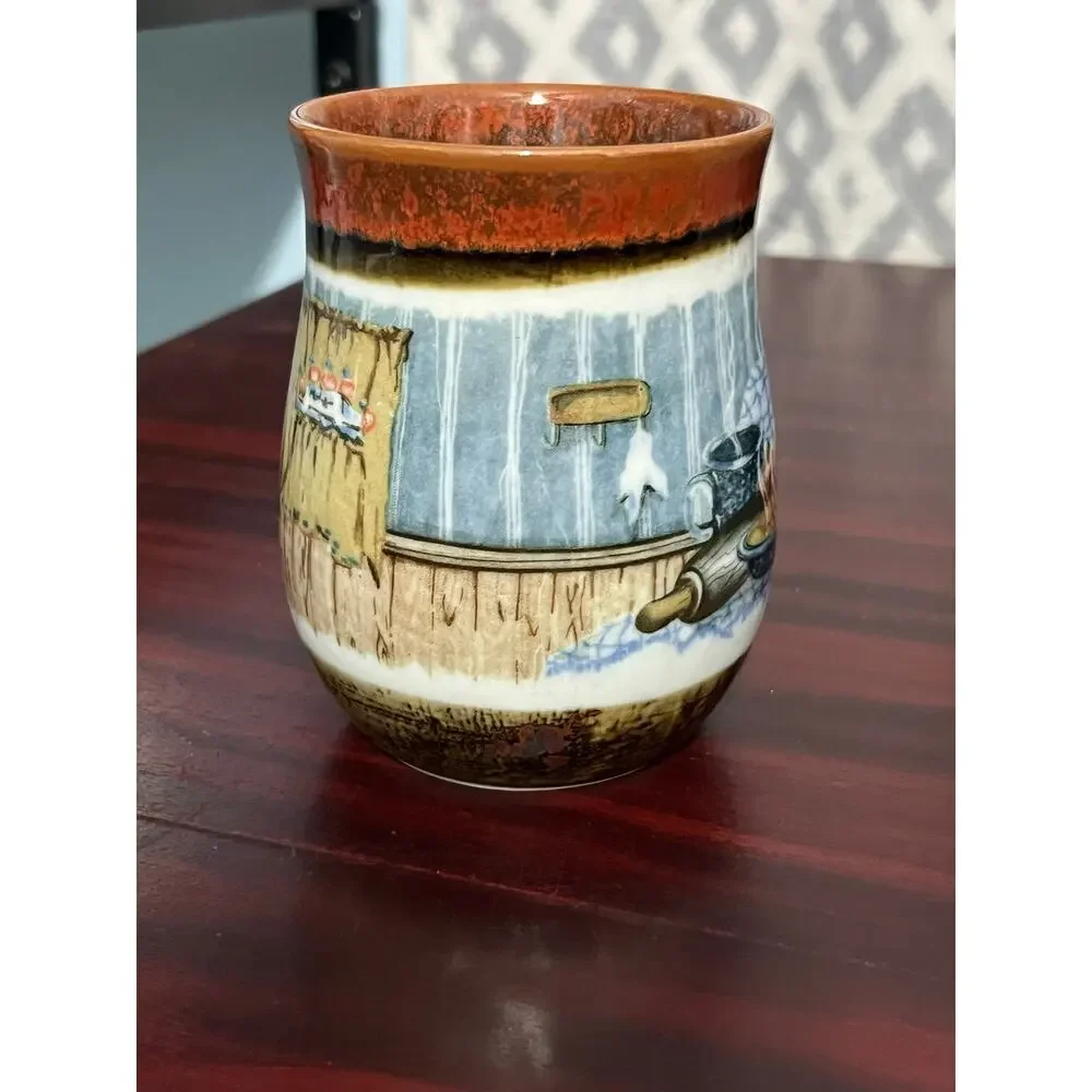 VTG Otagiri Coffee Mug Autumn Harvest Ruth Pengal Bake Apple Pie